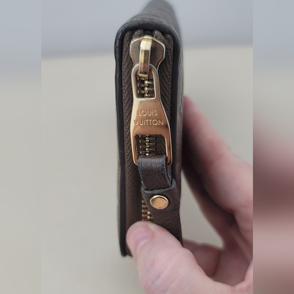 Louis Vuitton Monogram Empreinte Zippy Wallet in brown - Picture 3 of 12